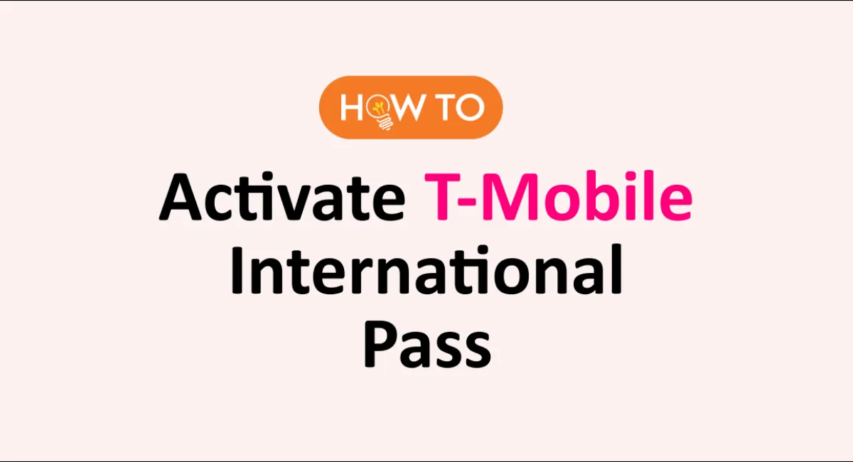 T-Mobile International Pass